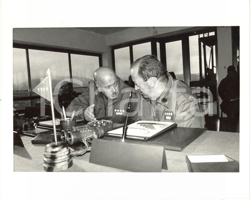1988 ESERCITO ITALIANO - Generali Benito GAVAZZA e Ciro DI MARTINO (2) *Foto