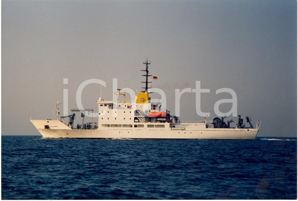 1990 ca LA SPEZIA NATO-CMRE Nave oceanografica ALLIANCE (1) *Foto 30x20 cm