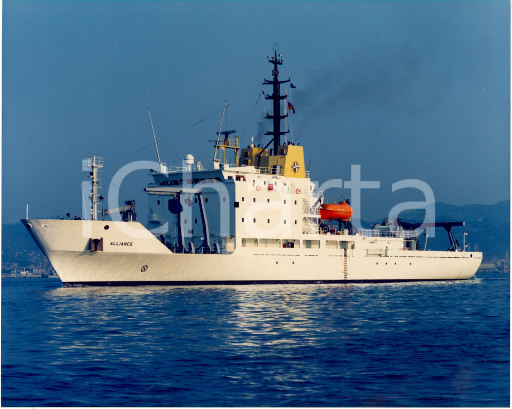 1990 ca LA SPEZIA NATO-CMRE Nave oceanografica ALLIANCE (2) *Foto 25x20 cm
