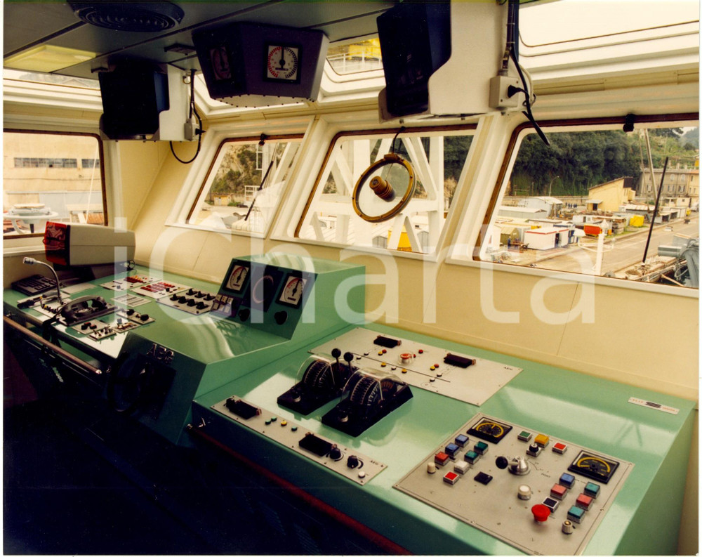 1990 ca LA SPEZIA NATO-CMRE Nave oceanografica ALLIANCE - Plancia secondaria