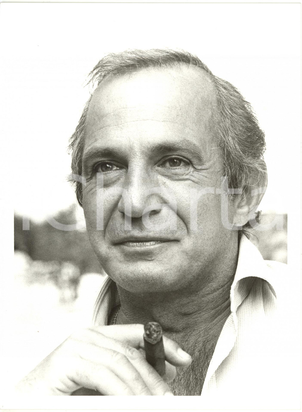 1984 VENEZIA CINEMA - Ben GAZZARA fuma un sigaro - Ritratto (1) *Foto 18x24