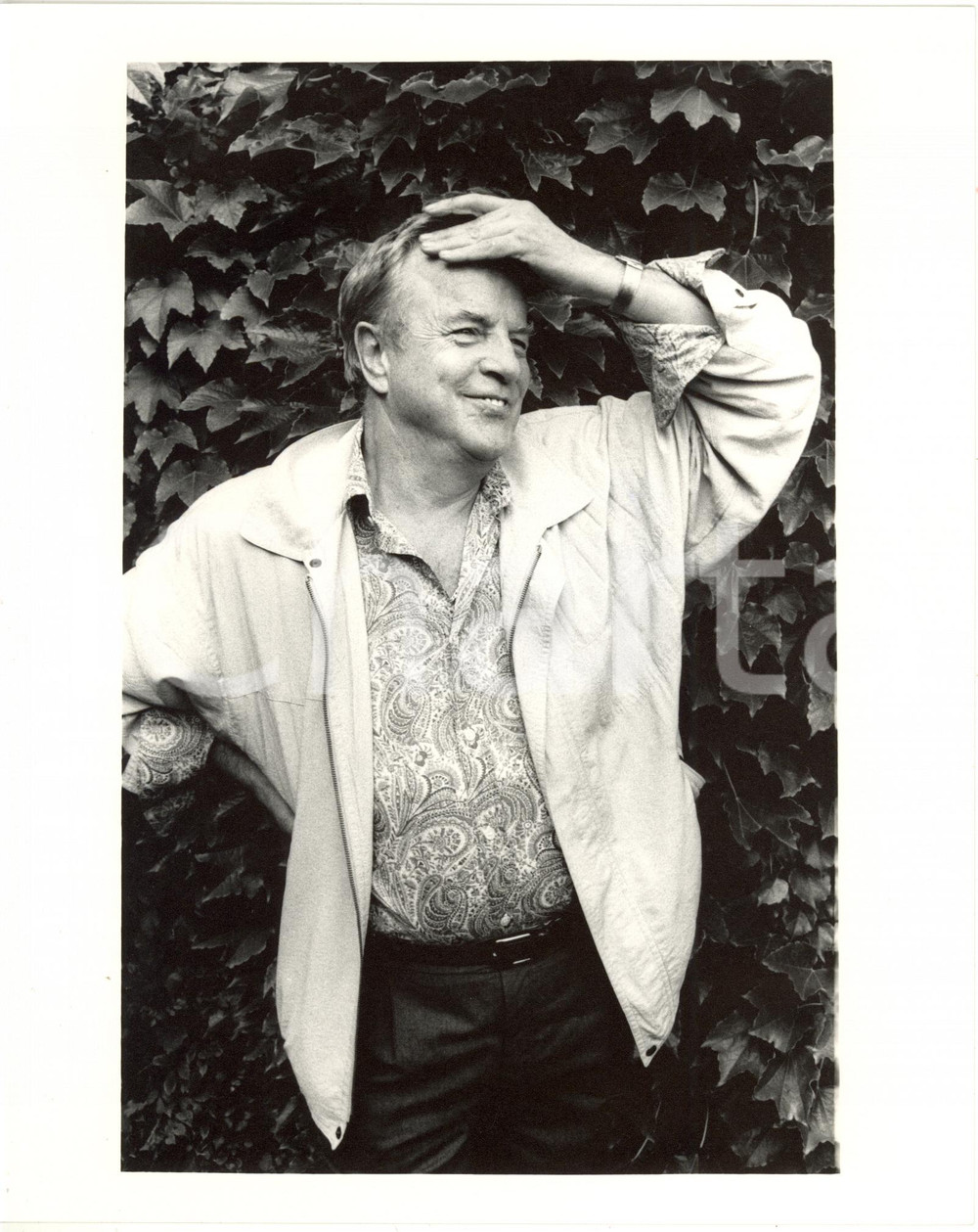 Fotografia d epoca originale 1988 VENEZIA Franco ZEFFIRELLI Ritratto del regista alla MOSTRA DEL CINEMA 2 1