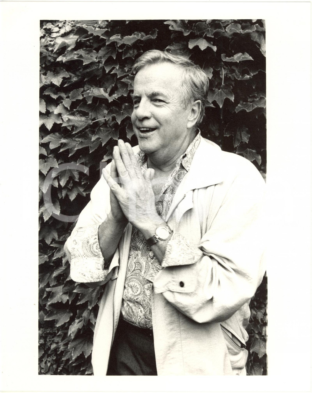 Fotografia d epoca originale 1988 VENEZIA Franco ZEFFIRELLI Ritratto del regista alla MOSTRA DEL CINEMA 4 1