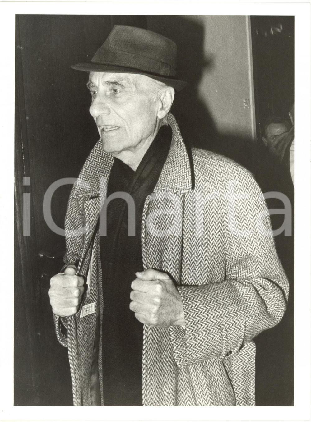 Fotografia d epoca originale 1985 TRIBUNALE DI MILANO Indro MONTANELLI Ritratto del giornalista 1 Foto 1