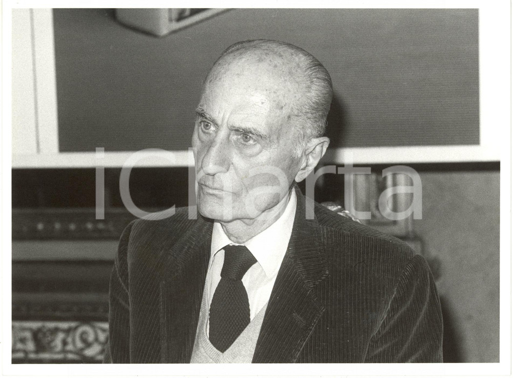 Fotografia d epoca originale 1985 MILANO Selezione dal Reader s Digest  Indro MONTANELLI Ritratto 2 1