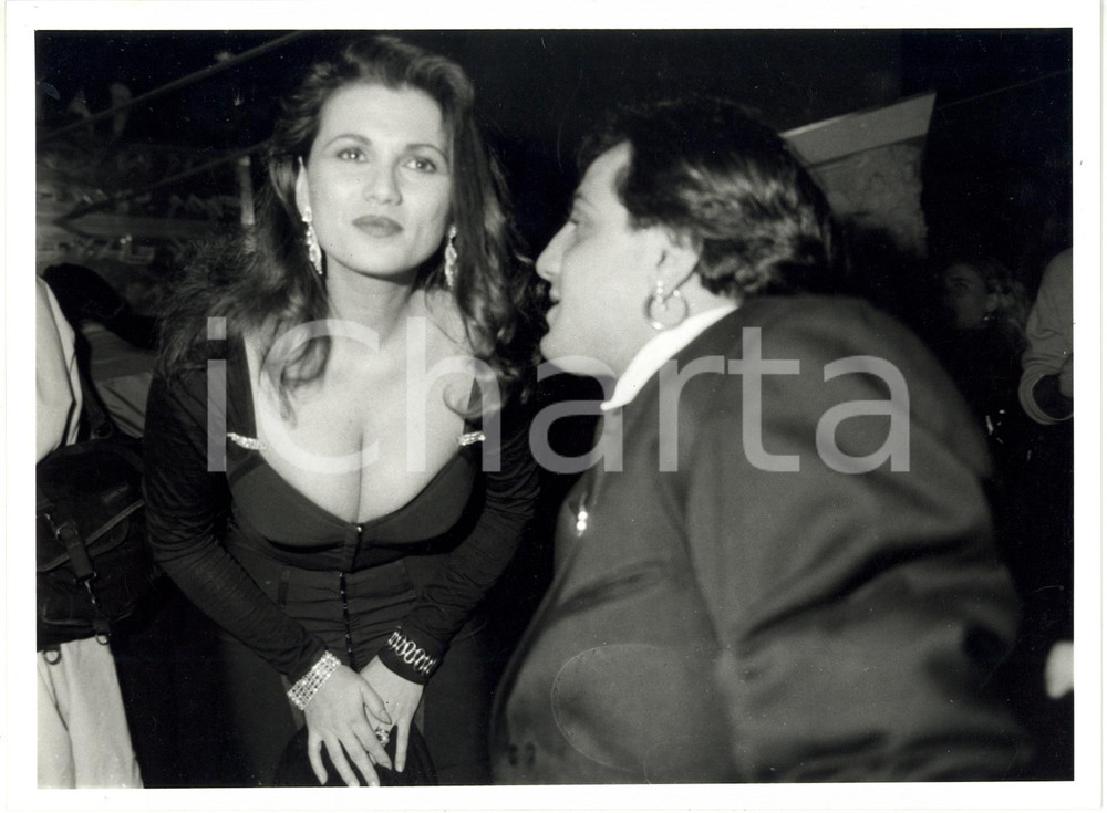 Fotografia d epoca originale 1990 Serena GRANDI festeggia dieci anni di carriera 7 Foto 1