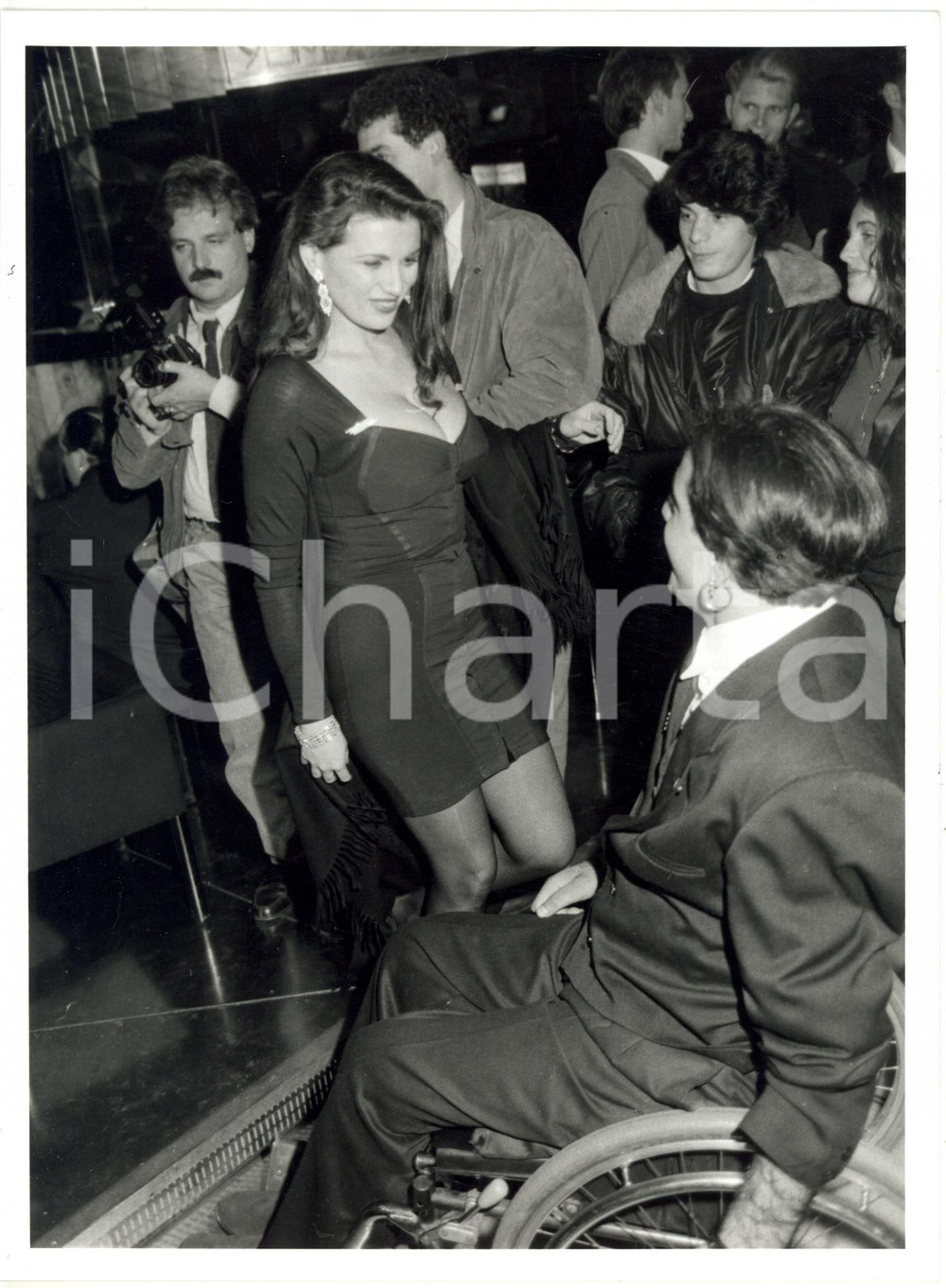 Fotografia d epoca originale 1990 Serena GRANDI festeggia dieci anni di carriera 9 Foto 1