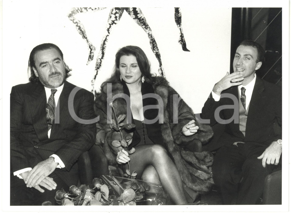 Fotografia d epoca originale 1990 Serena GRANDI festeggia dieci anni di carriera 10 Foto 1