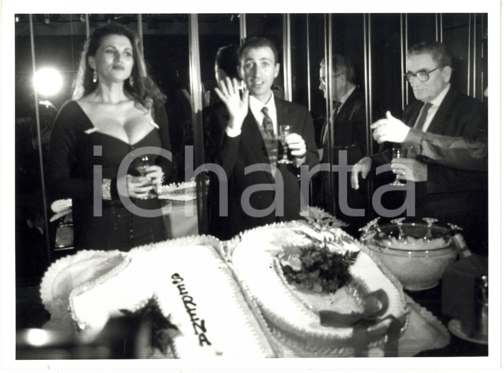 Fotografia d epoca originale 1990 Serena GRANDI festeggia dieci anni di carriera 12 Foto 1