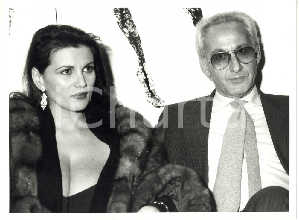 Fotografia d epoca originale 1990 Serena GRANDI con iBeppe ERCOLE 1 Foto 24x18 1