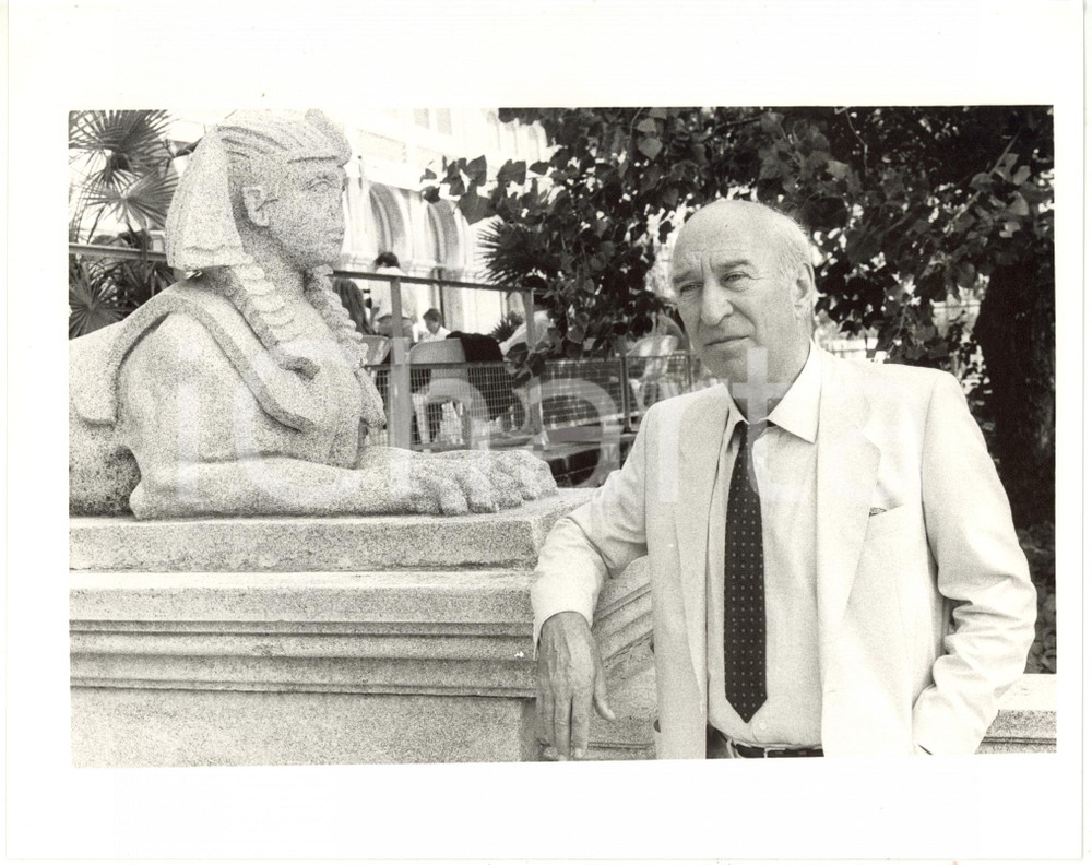 Fotografia d epoca originale 1987 VENEZIA MOSTRA DEL CINEMA  Giuliano MONTALDO  Ritratto con sfinge 4 1
