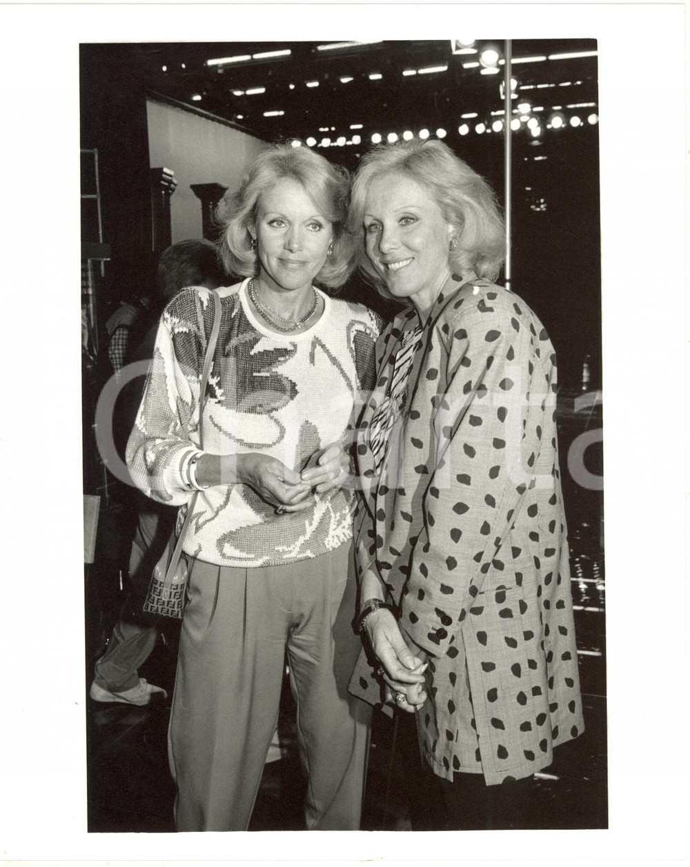 1987 RAI TRE "La fabbrica dei sogni" Gemelle KESSLER dietro le quinte (2) *Foto