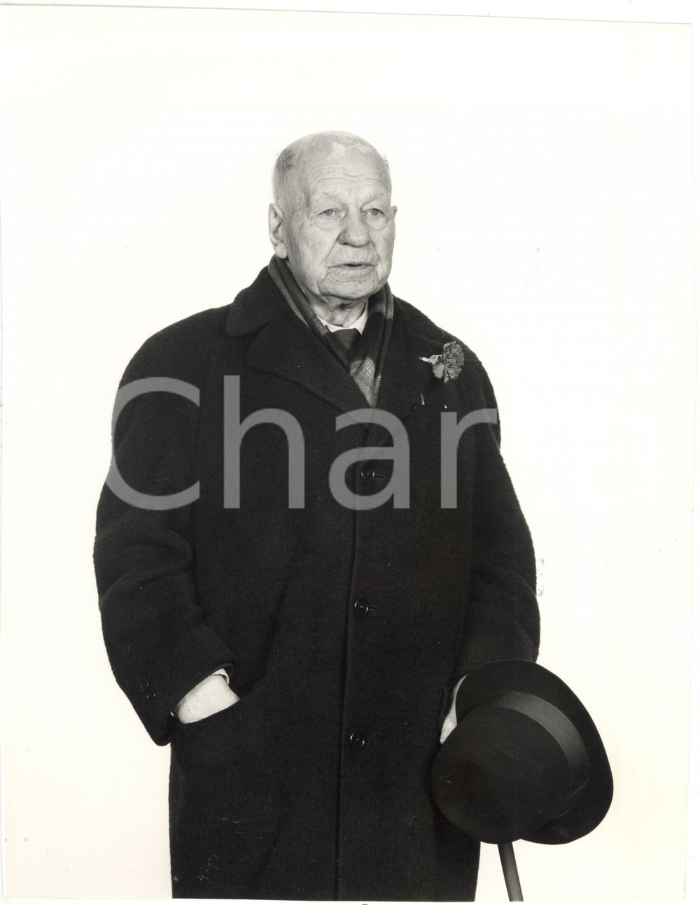 1987 SWEDEN SOCIALDEMOKRATERNA Anton NILSON Portrait with carnation *Photo 25x18