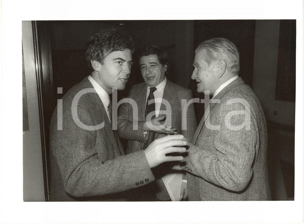 1986 ITALIA POLITICA Claudio MARTELLI Luigi COVATTA Napoleone COLAJANNI *Foto