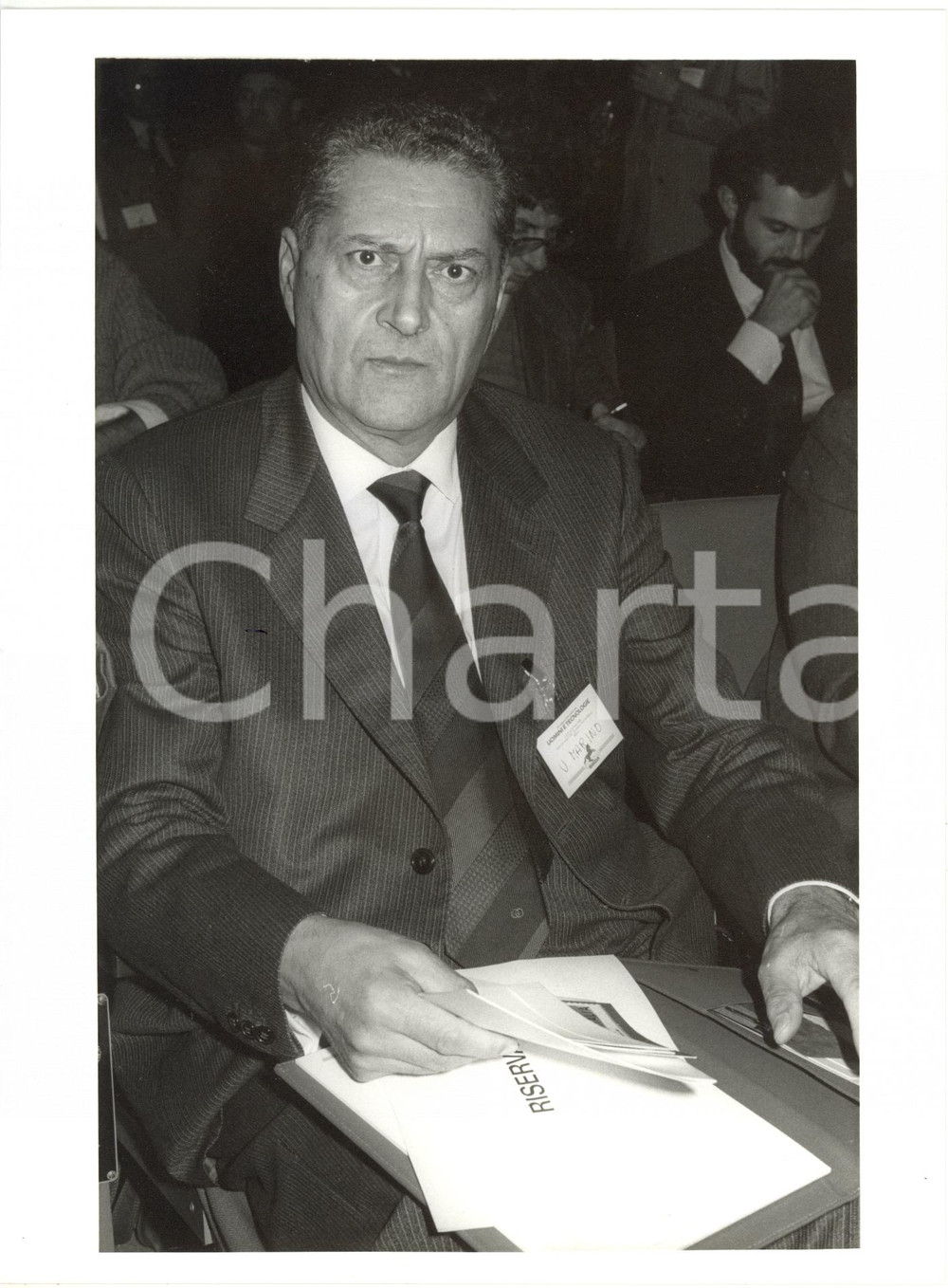1986 MILANO Umberto MARINO Presidente BREDA al convegno "Uomini e tecnologie" 2