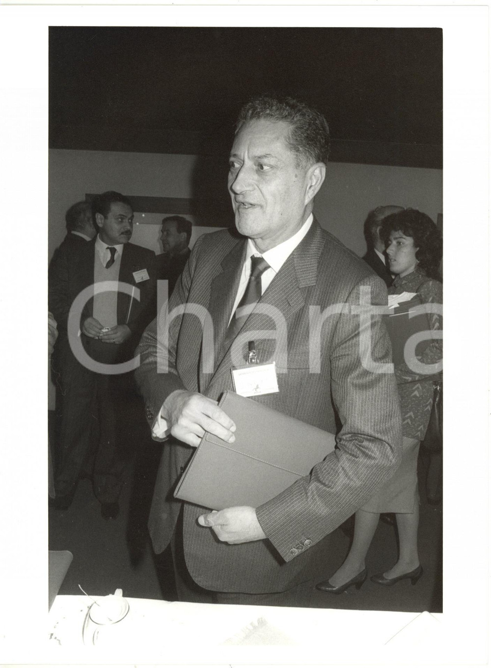 1986 MILANO Umberto MARINO Presidente BREDA al convegno "Uomini e tecnologie" 3
