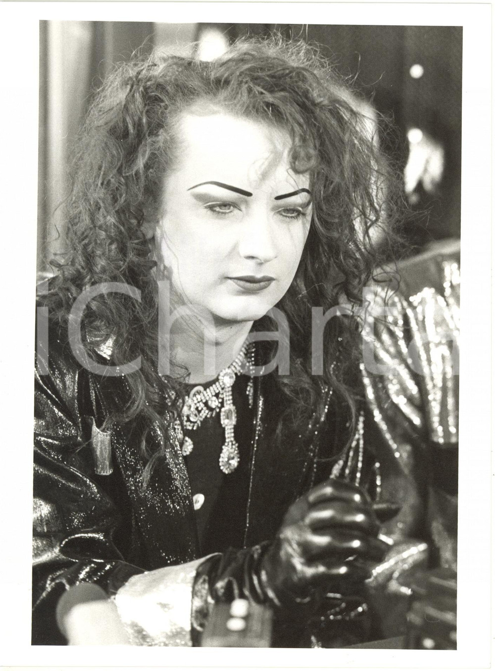 1984 MUSICA - BOY GEORGE - Ritratto del cantante dei CULTURE CLUB *Foto 18x24 
