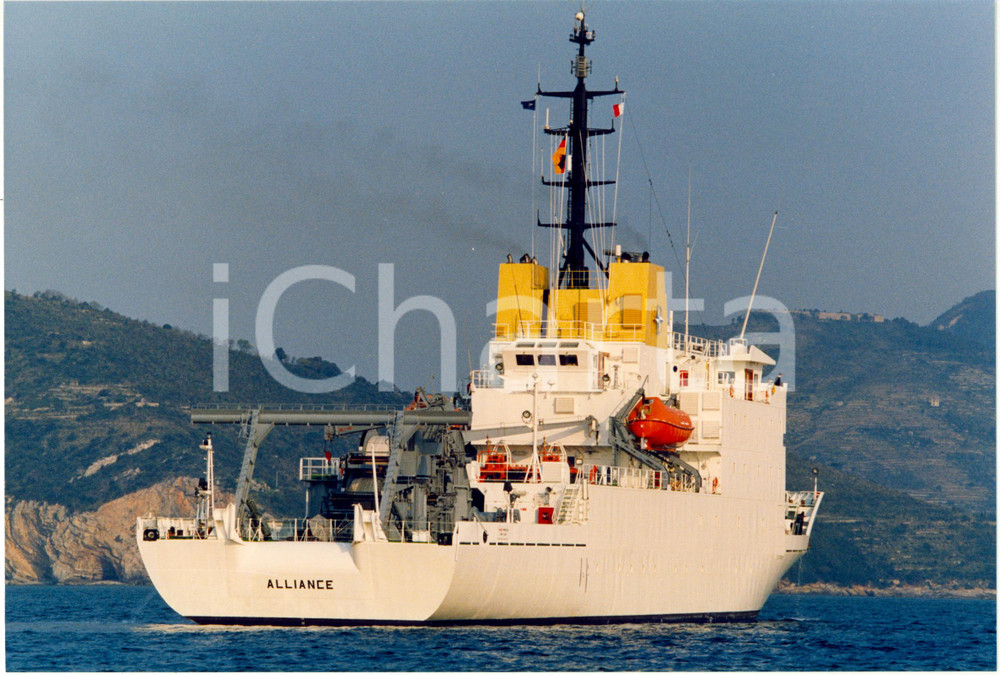 1990 ca LA SPEZIA NATO-CMRE Nave oceanografica ALLIANCE (4) *Foto 30x20 cm