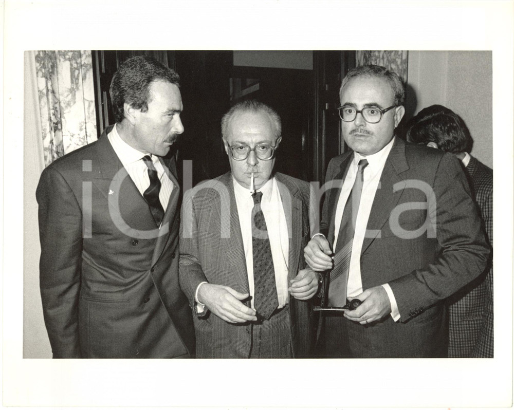 1990 ca MILANO PRI - Franco DE ANGELIS Antonio DEL PENNINO Alberto ZORZOLI 