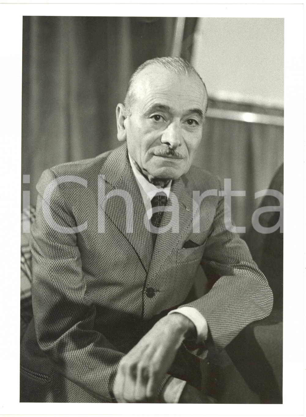 1980 ca ITALIA COSTUME - Mario NARDONE Ritratto del commissario *Foto 18x24
