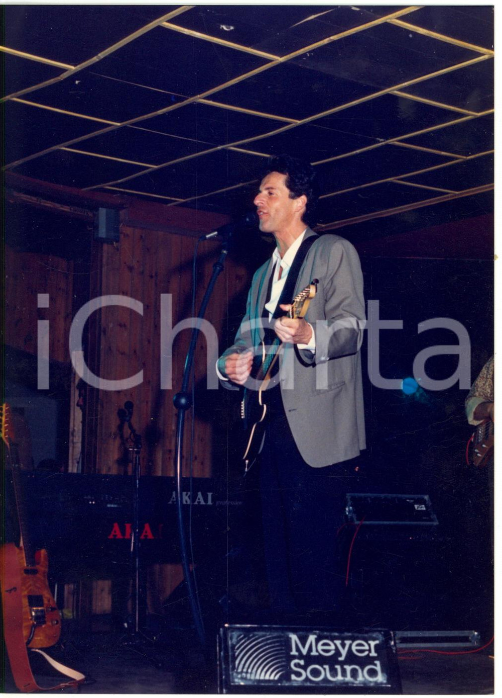 1985 ca LA BUSSOLA di Focette - Claudio BAGLIONI in concerto (1) *Foto 12x17
