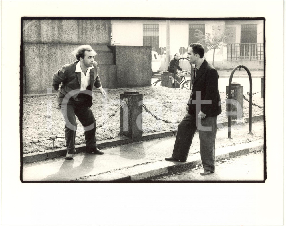 1988 CINEMA Maurizio NICHETTI durante una scena del film LADRI DI SAPONETTE (2)