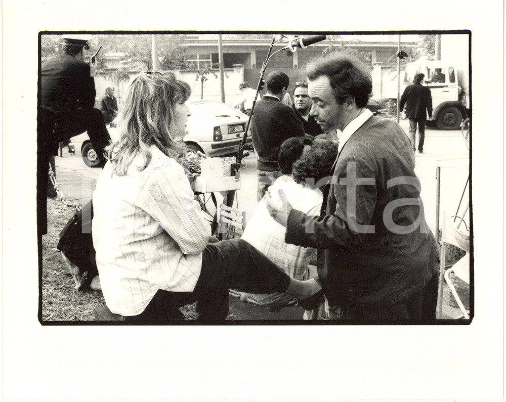 1988 CINEMA "Ladri di saponette" Maurizio NICHETTI e moglie Maria Pia ANGELINI 1