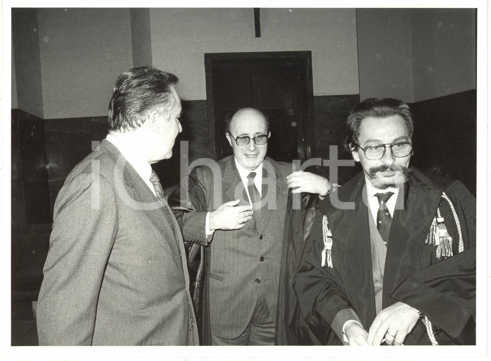 1985 TRIBUNALE DI MILANO Processo SCANDALO PETROLI - Sereno FREATO con avvocati