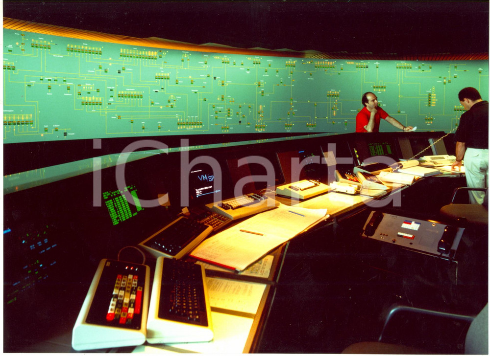 1980 ca SAN DONATO MILANESE - SNAM Centro di dispacciamento (2) *Foto 24x18