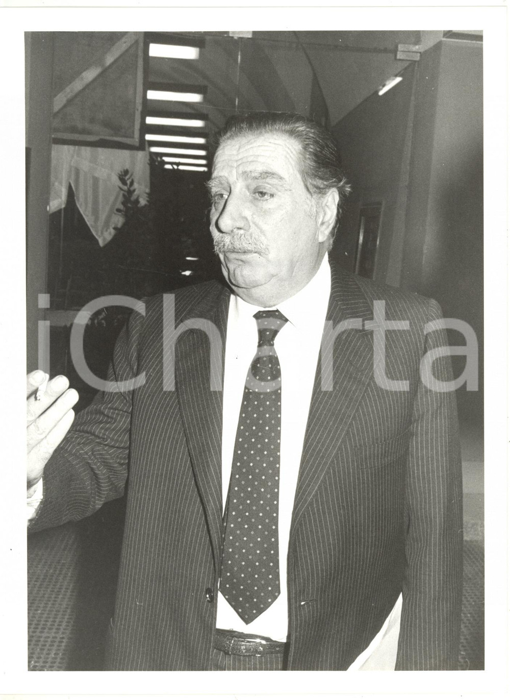 1985 ca ITALIA POLITICA - DC Lorenzo NATALI commissario CEE - Ritratto (1) *Foto