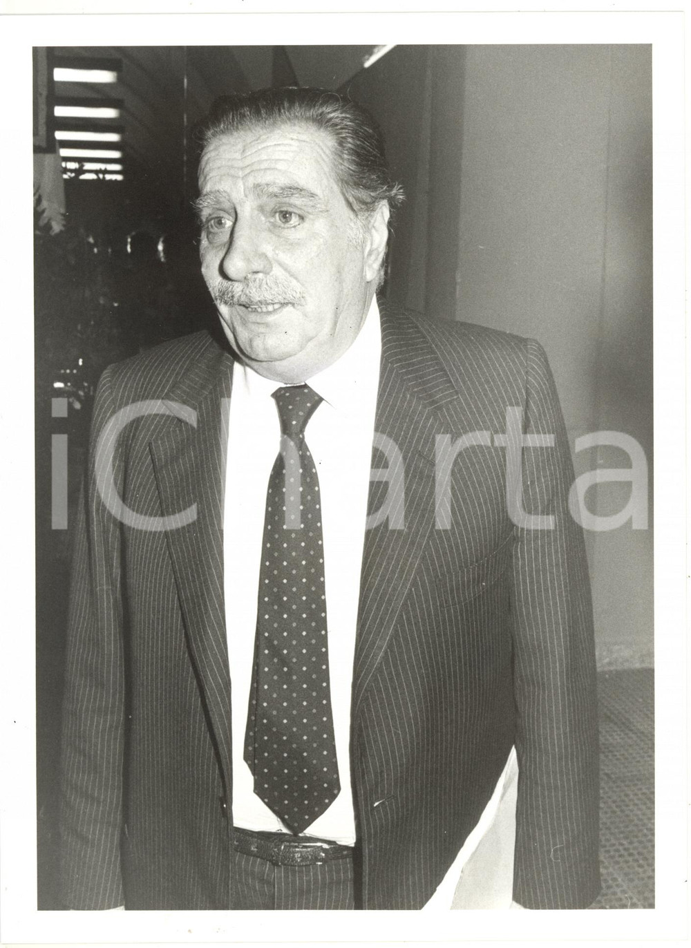 1985 ca ITALIA POLITICA - DC Lorenzo NATALI commissario CEE - Ritratto (3) *Foto