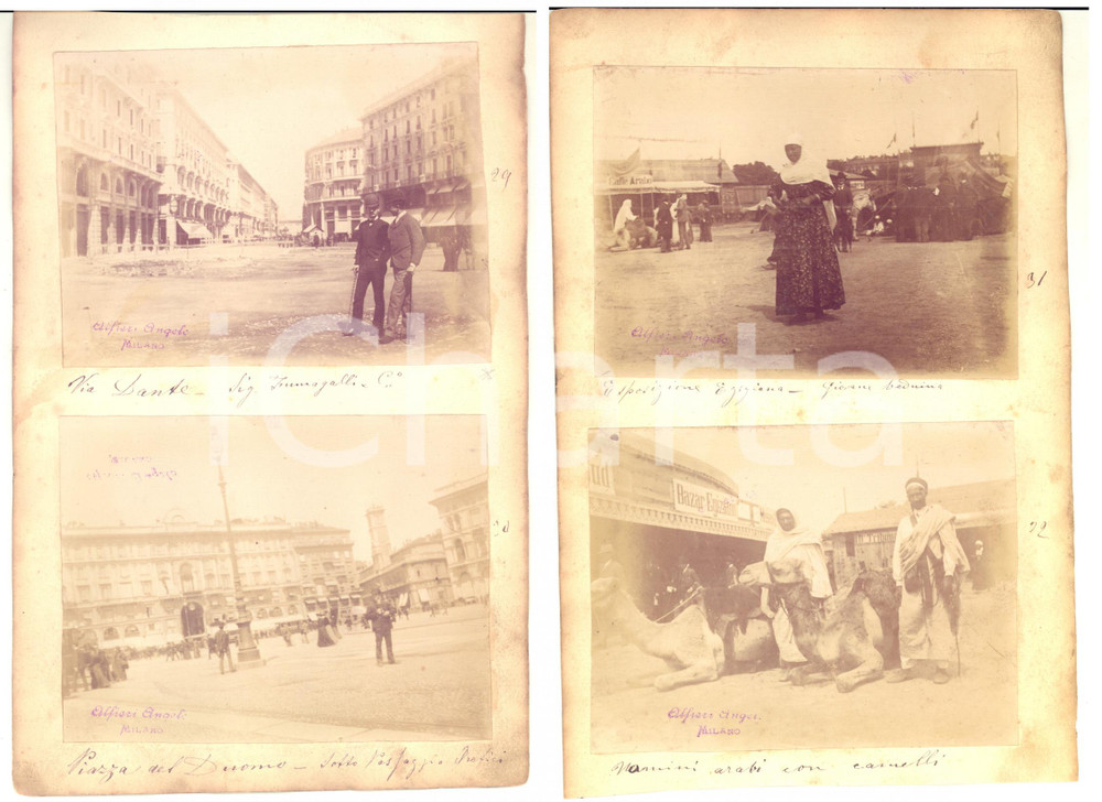 1906 MILANO EXPO - Arabi e beduini - Via Dante e Piazza Duomo - Lotto 4 foto