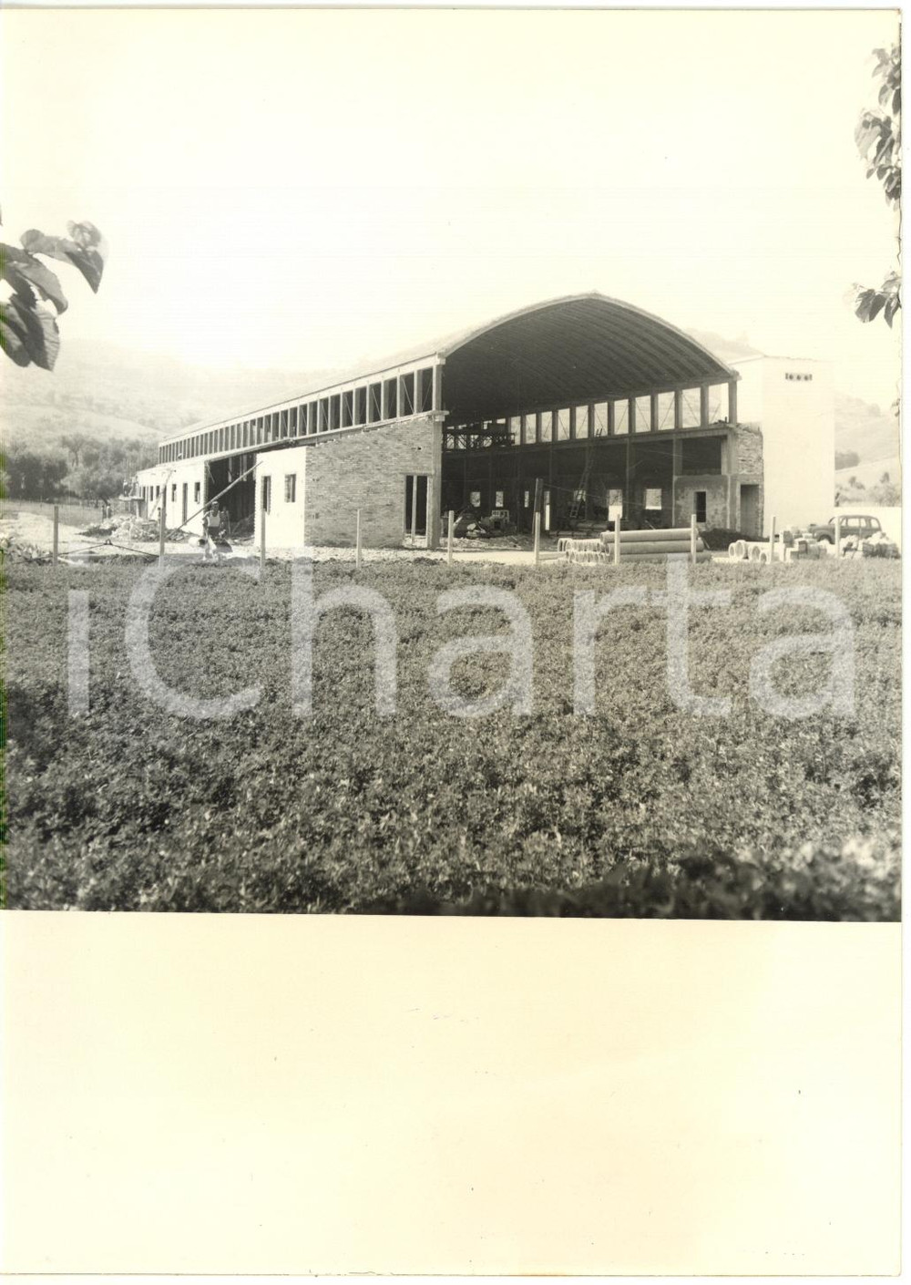 1958 MONTESILVANO (PE) - SCAC - Vista capannone in costruzione (1) *Foto