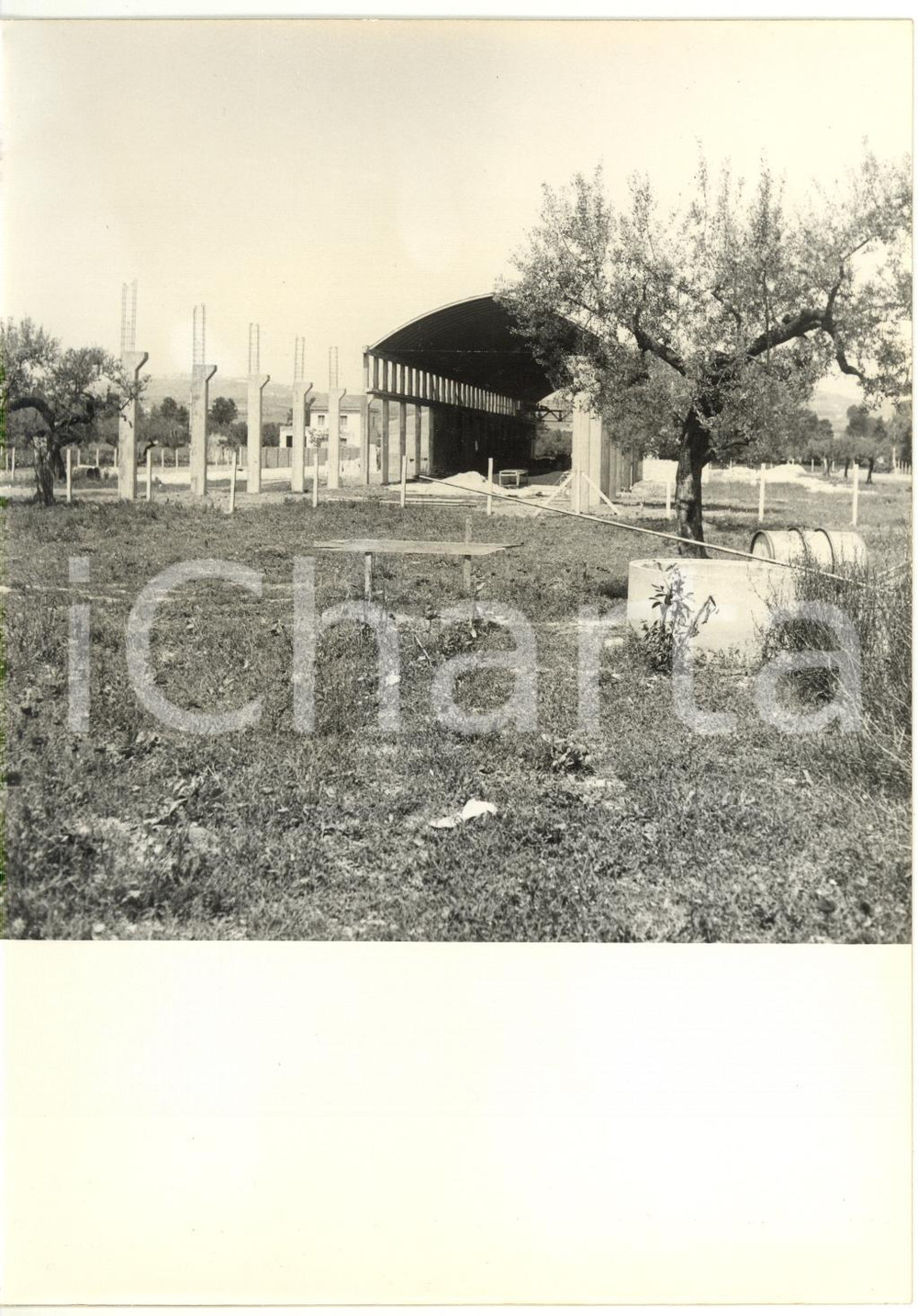 1958 MONTESILVANO (PE) - SCAC - Vista capannone in costruzione (3) *Foto