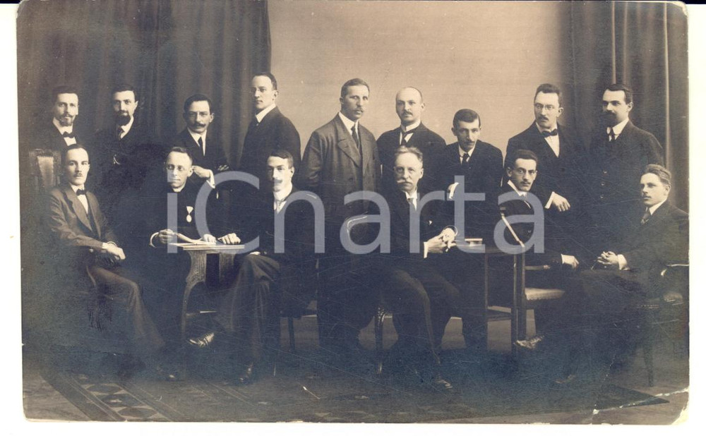 1920 ca GRAZ (AUSTRIA) Convegno italo-austriaco - Ritratto di gruppo - Foto