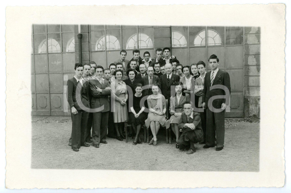 1943 MILANO Istituto SCHIAPARELLI - Ritratto di classe maschile - Foto 17x11 cm