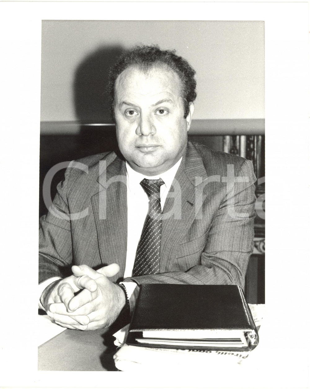 1985 ca MILANO POLITICA - Carlo VISCO GILARDI Segretario regionale PRI *Foto