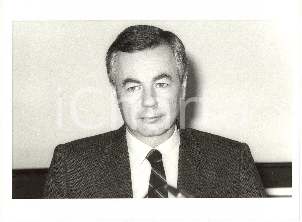 1986 MILANO Convegno POLITEIA - Ritratto di Paolo MARTELLI (1) *Foto 24x18 cm