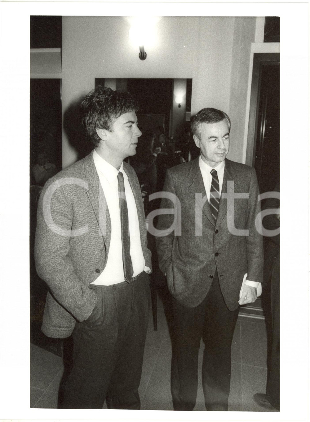 1986 MILANO Convegno POLITEIA - Paolo e Claudio MARTELLI - Ritratto (3) *Foto
