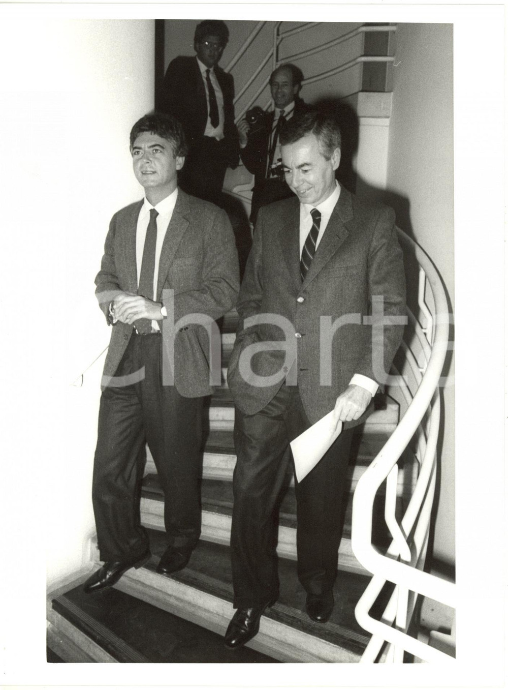 1986 MILANO Convegno POLITEIA - Paolo e Claudio MARTELLI - Ritratto (4) *Foto