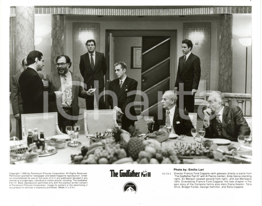 1990 CINEMA "The Godfather: Part III" Francis Ford COPPOLA Al PACINO Andy GARCIA