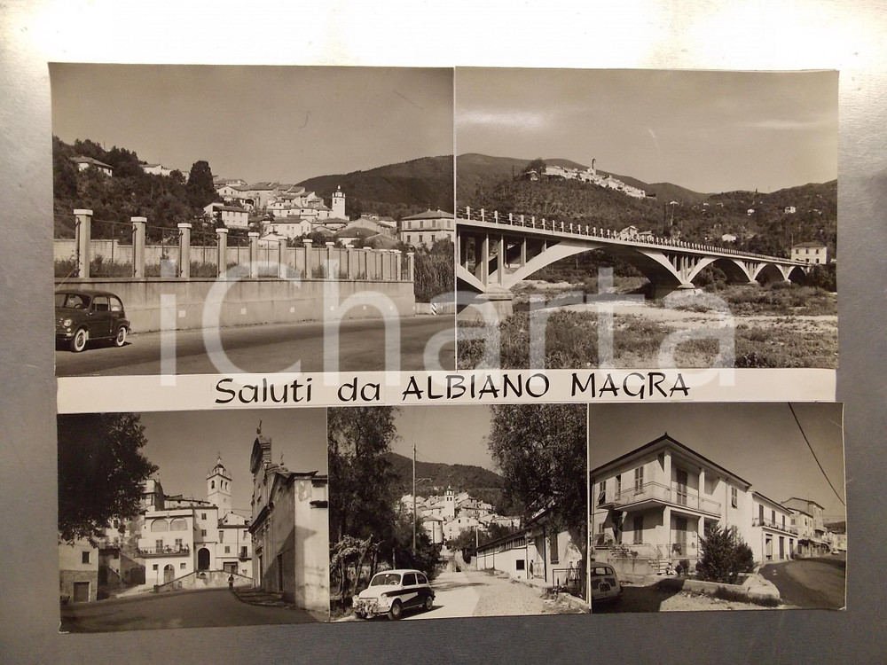 1960 ca ALBIANO MAGRA Vedutine - Bozzetto preparatorio per cartolina 45x31 cm