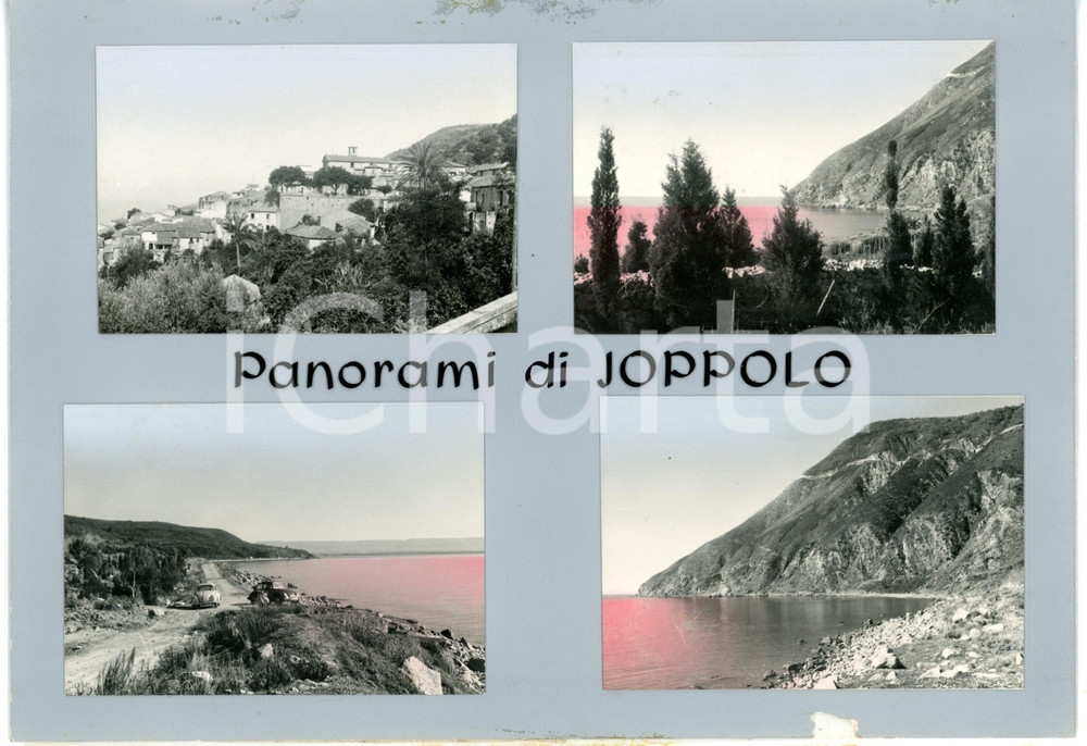 1960 ca JOPPOLO (VV) Vedutine - Bozzetto preparatorio per cartolina 25x17 cm