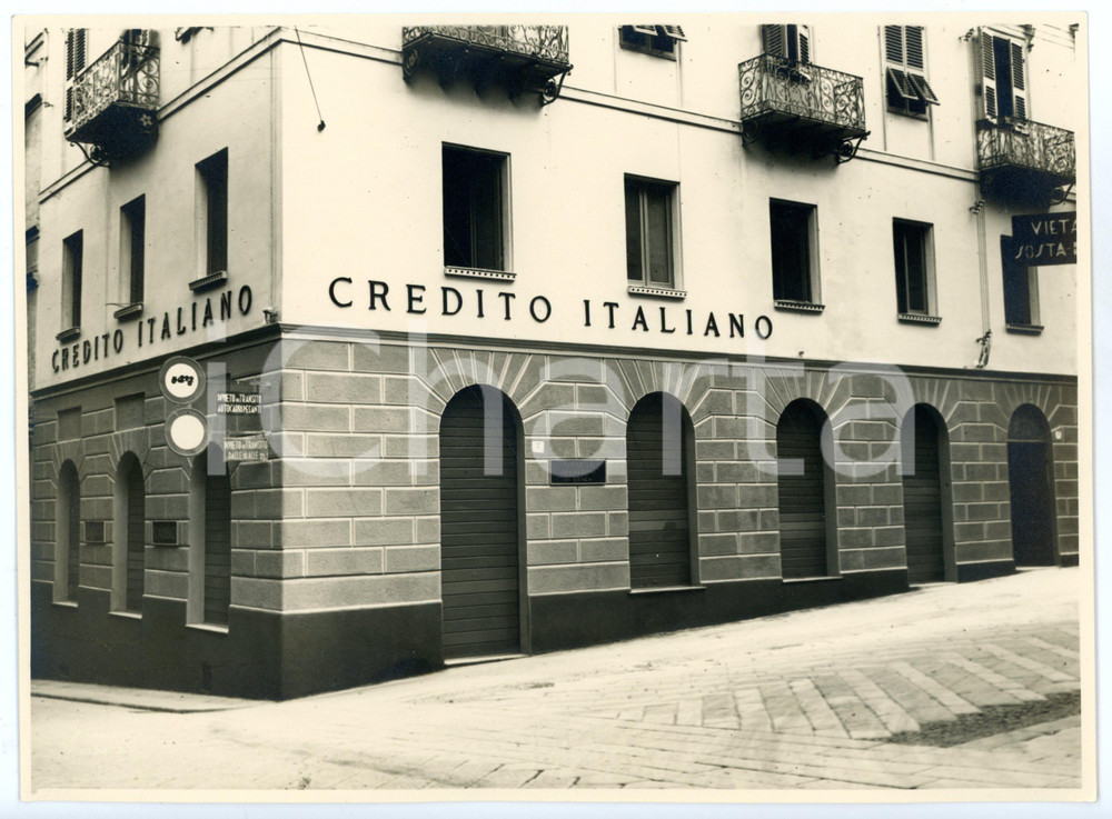 1950 ca SARDEGNA (?) Inaugurazione filiale CREDITO ITALIANO - Ingresso *MARRAS