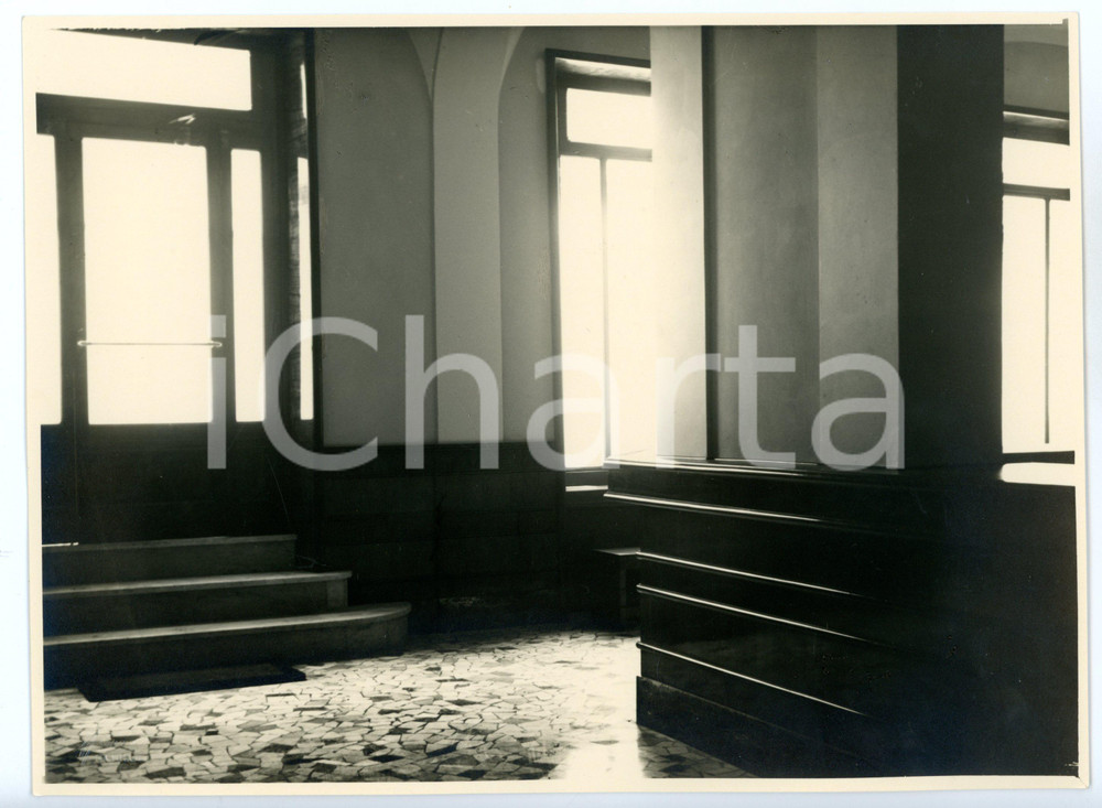 1950 ca SARDEGNA (?) Filiale CREDITO ITALIANO - Interni *Foto MARRAS 24x17 cm