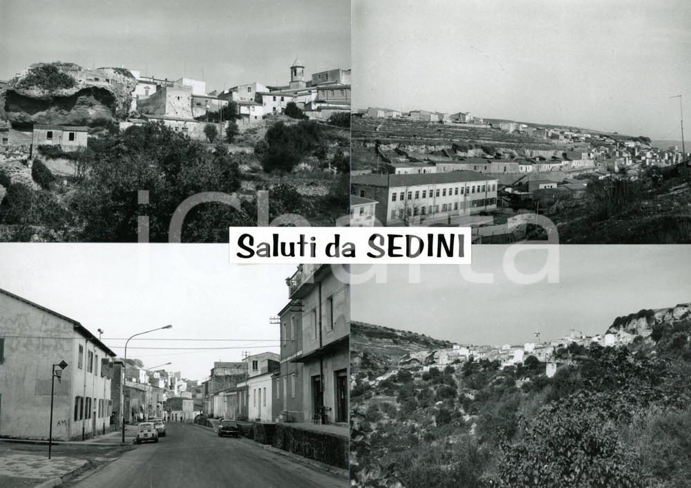 1960 ca SEDINI Scorcio caratteristico *Bozzetto preparatorio per cartolina 30x21
