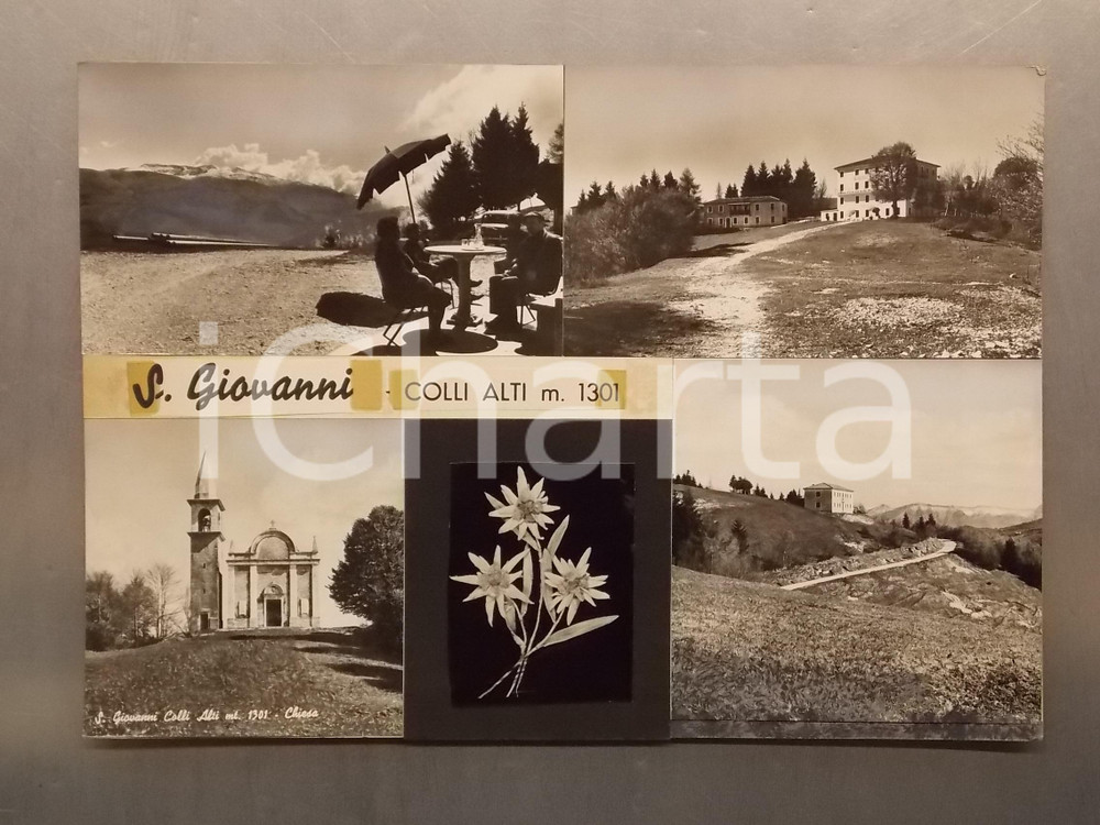 1960 ca COLLI ALTI Albergo SAN GIOVANNI *Bozzetto preparatorio cartolina 38x27