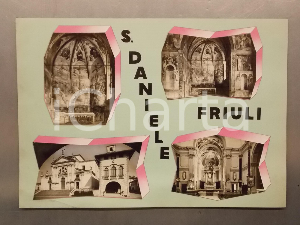 1960 ca SAN DANIELE DEL FRIULI *Bozzetto preparatorio per cartolina 43x30 cm
