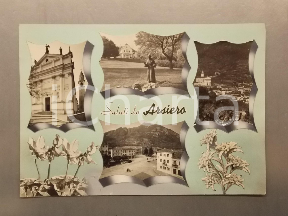 1960 ca ARSIERO (VI) Ristorante "Da Tripoli" *Bozzetto per cartolina 42x30 cm