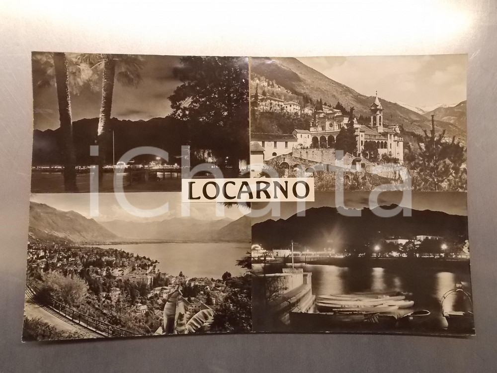 1960 ca LOCARNO Madonna del Sasso *Bozzetto preparatorio per cartolina 35x22 cm